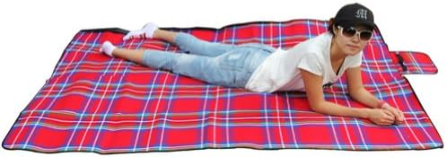 Nsstar 79''x59'' Waterproof Outdoor Beach Camping Picnic Moisture-proof Mat Blanket (Red)