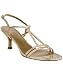 Stuart Weitzman beige snake print 'Esteem' sandals