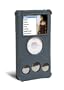 ifrogz Audiowrapz Speaker Case for iPod nano 3G (Gun Metal)