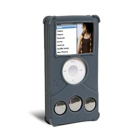 ifrogz Audiowrapz Speaker Case for iPod nano 3G (Gun Metal) by iFrogz