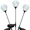 Glass Globes Solar Garden Stakes 3-pc. Set