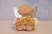 Angel Cheek Figurine holding Cat