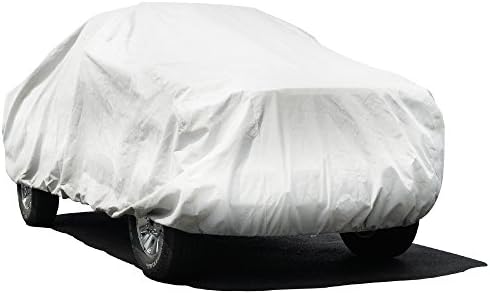 Budge Premier Tyvek Truck Cover Fits Long Bed Extended Cab Pickups up to 249 inches, TK-4X - (Dupont Tyvek, White)