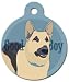 Good Boy German Shepherd Pet ID Tag for Dogs and Cats