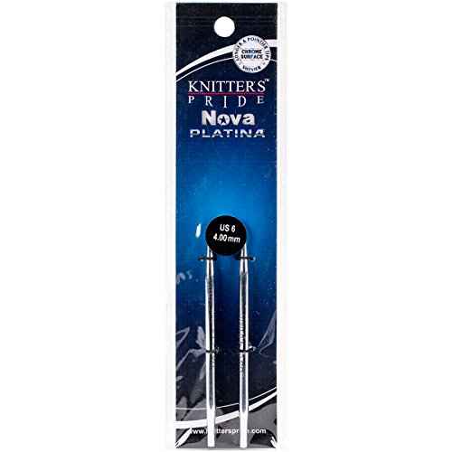 Knitter's Pride Nova Platina Special Interchangeable Needles, 6/4mm