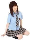 【アイドルコスプレセット】AKIBA少女隊ろ組&紺色スクールソックス+Gクリックロングおまけ付き