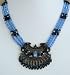 Blue Crystal Necklace with Matching Earrings