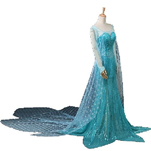 Koveinc Frozen Princess Snow Queen Elsa Fancy Dress