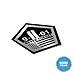 (2x) Molon Labe - Come and Take Them - White - Sticker - Decal #3 - Die Cut
