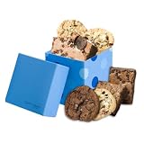 Geoff & Drew's Blue Gift Box of 4 Cookies & 4 Brownies