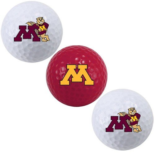 Minnesota Golden Gophers 3-pack Golf Balls