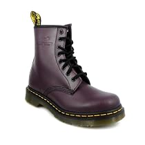Dr Martens 8 EyeLet 1460 Purple Unisex Boots-Purple