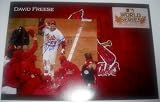 David Freese St. Louis Cardinals Hand Signed Autographed 2011 World Series Photo