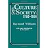 Culture and Society: 1780-1950
