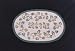 Pinecones Pine Cones Oval Jute Rug