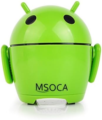 MSOCA Android Robot Bluetooth Speaker Children Partners Stereo and Build in Microphone for Phone, PC, Laptop, TV