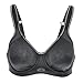 La Isla Women's High Impact Underwire Non Padded Minimizer Sports Bra