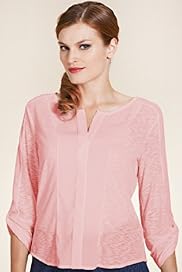 Per Una Notched Slash Neck Blouse