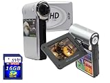 SVP T400, High Difinition video camcorder (1280x720p video resolution) a 2.4 LCD, support 32GB memory card (Free-16GB SDHC Card & Tripod)