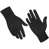 Alaska Bear&reg; Natural Silk Thermal Glove Liners Ski Bike Motorcycle Cycling Golf Liner Gloves
