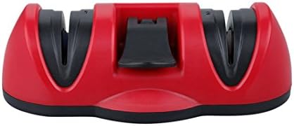 Two Stages Knife Sharpener Vacuum Sucker Anti-slip Ceramics Abrasive Wheel Sharpening Stone Kitchen Knives Tool