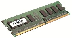 Crucial Technology CT25664AA667 240-pin DIMM  2GB  DDR2 PC2-5300 Memory Module