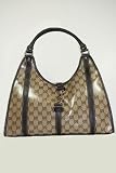 Gucci Handbags Beige Coating - Brown Leather 265699