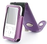 Sony Walkman NWZ-S515 S610 Series Executive Soft Napa leather cover - Purple