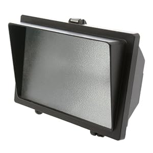 Designers Edge L-31BR 500-Watt Halogen Floodlight, Bronze