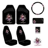 Ed Hardy Love Kills Slowly Seat Covers, Floor Mats, Steering Wheel Cover, CD-DVD Visor Organizer, Litter Bag, Cling Bling Decal 8-pc Auto Accessories Gift Set Ed Hardy Love Kills Slowly Seat Covers, Floor Mats, Steering Wheel Cover, CD-DVD Visor Organizer, Litter Bag, Cling Bling Decal 8-pc Auto Accessories Gift Set