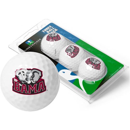Alabama Crimson Tide Ncaa 3 Golf Ball Sleeve Pack