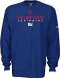 New York Giants Blue Equipment Long Sleeve T-Shirt