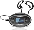 Pyle PSWP25BK 4GB Waterproof MP3 Player/FM Radio with Waterproof Headphones (Black)