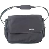 Luvable Friends Messenger Diaper Bag - Black