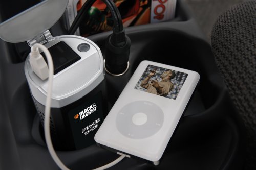 Black & Decker 100 Watt Cup Holder Power To Go AC/USB Power Inverter #PI100CB