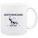 Mug White " Bodybuilding any day " Sports