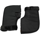AUDEW Pair Waterproof Motorcycle Grip HandleBar Muff Winter Warmer Thermal Cover Glove