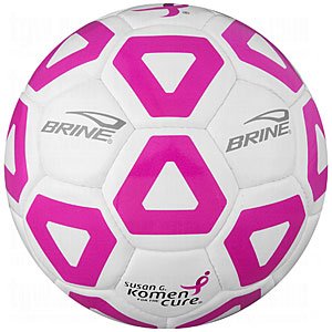 Brine 2011 Championship Soccer Ball - Size 5, Pink