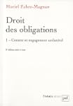 Droit des obligations. Tome 1. Contra...