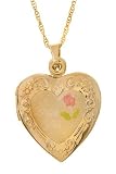 14K Yellow Gold I Love You Reversible Locket