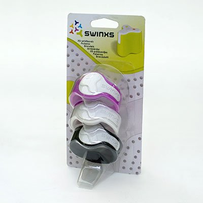 Swinxs Wristbands Purple, White, Black