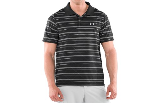 Men's Embossed Stripe Golf Polo Tops by Under 