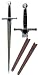 Macleod Sword w/Clan BLANK Crest (Customize Your Own)