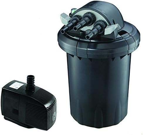 1500 gal UV BIO-FILTER Pond Pressured 13w Filter Pressurized with 528 GPH pump