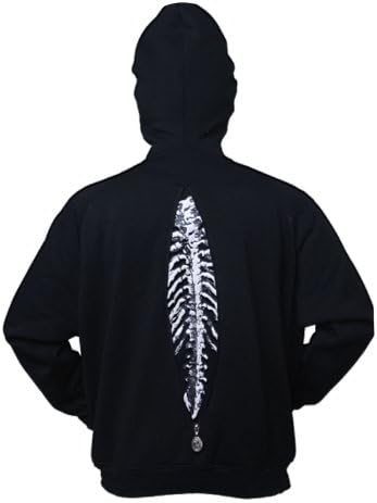 Boys Hoodie Skeleton Printed Pullover Hoodie