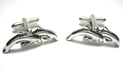 Silver Dolphin Cufflinks
