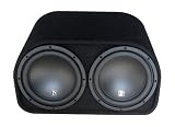 T1 Audio T1-10ATT 10 inch Active Twin Bass Tube 1400 Watt Car Subwoofer