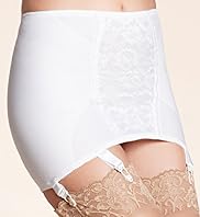 Firm Control Floral Lace Traditional Pull On Girdle