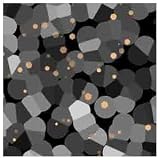 ArtScape 7' Silver Cells Pool Table Cloth