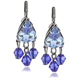 Sorrelli Electric Blue Delicate Teardrop Silve